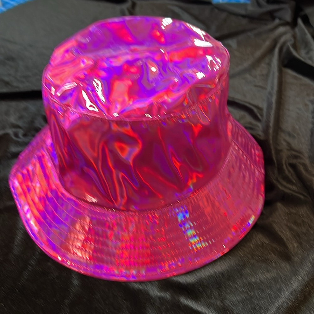 NWT Dreamy Much Neon Pink Bucket Hat